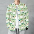 thumbnail image 6 of Lightweight Jacket for Men - Duck Cuteness Casual Zip Up Bomber Jacket Men Spring Fall Windbreaker Coat with Pocket, 6 of 6