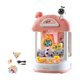 thumbnail image 5 of Mini máquina expendedora de garras para niños, juguete con dos modos de suministro de energía para interiores con luces y rosa 10 muñecas, 5 of 9