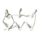 thumbnail image 1 of Estatuas de resina de pensadores, figuras abstractas, esculturas coleccionables, acento moderno Blanco, 1 of 9