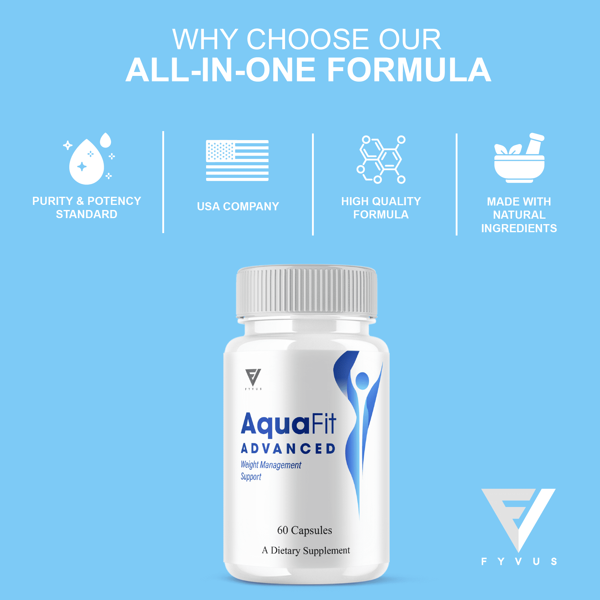 (2 Pack) Aqua Fit Advanced Weight Manangement, AquaFit Capsules (120 Capsules)