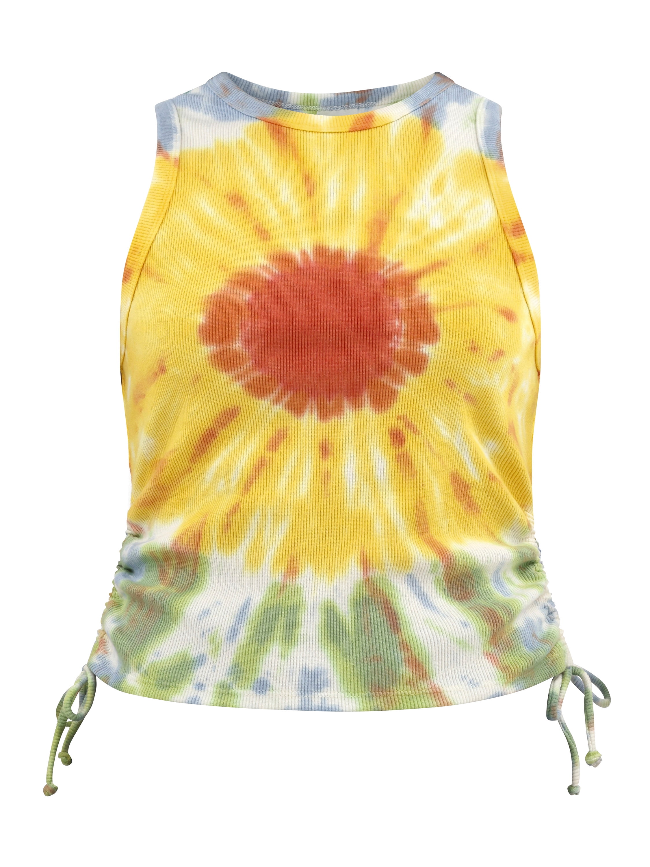 No Boundaries Side Cinch Graphic Tank Top, Women's