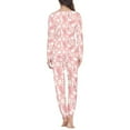 thumbnail image 3 of FOR U DESIGNS Easter Rabbit Pajama Sets for Women 2 Piece Soft Long Sleeve Pants Size 5XL Sleep Lounge Set Sleepwear Crew Neck Tops for Women Pajamas Pjs Winter, 3 of 6
