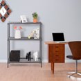 thumbnail image 3 of Gymax Rack de Stockage 3Layer Shelving Unit Steel Mesh Étagère 47,5"H Réglable Tube en Acier, 3 of 10