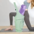 thumbnail image 1 of Bolsa con soporte para esterilla de Yoga shamjiam con cierre correa ajustable bolsillo húmedo verde, 1 of 8