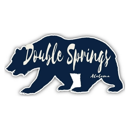 

Double Springs Alabama Souvenir 3x1.5-Inch Fridge Magnet Bear Design