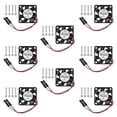thumbnail image 2 of for Raspberry Pi Fan, 8Pcs for Raspberry Pi Cooling Fan Brushless CPU Cooling Fan Heatsink Cooler Connector Separating One-to-Two Interface 3.3V 5V for Raspberry Pi4 Pi3 B+, Pi 3, Pi 2, Pi 1 B+, 2 of 4