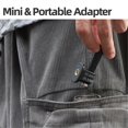 thumbnail image 1 of 1/4 Adapter Tripod Adapter for Action 5 Pro Gopro13 GO/ Action Camera Adjustable Angle Base Adapter, 1 of 5