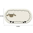 thumbnail image 3 of JOGZMZ Ute Lamb Diatom Mud Floor Mat, Absorbent and Quick-drying Floor Mat for Bathroom, Suitable for Bathroom, Bathtub, Kitchen, Living Room, Meeting Room, Study Room White 15.74x23.62in, 3 of 8