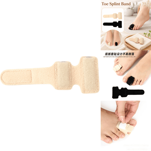 Hammer Toe Corrector for Women & Men, Adjustable Toe Splint with Aluminum Support, 1PC, Hammer Toe Straightener for Bent Toes, Foot Care Protector, 2 Colors