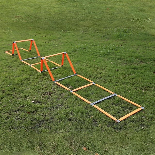 Equipo de entrenamiento de escalera de agilidad Equipo de ejercicio Portable Fitness Instant Instant Instant Hurdles Sports Outdoor Spilding Velocidad