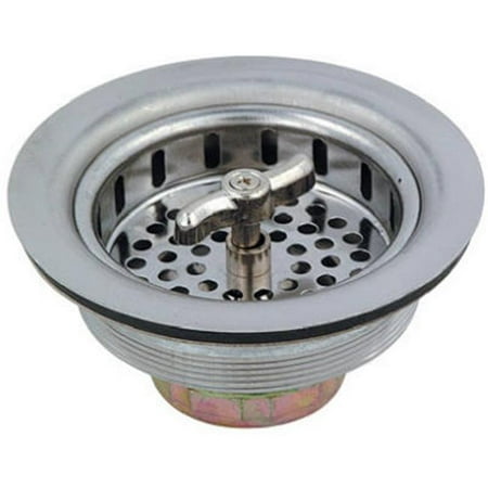 

Plumb Shop Div Brasscraft 176112 Master Plumber Turn & Seal Basket Sink Strainer Stainless Steel
