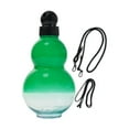 thumbnail image 1 of Botella de agua deportiva Gourd de 900 ml, adorable, con correa de transporte. Verde, 1 of 9