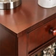 thumbnail image 4 of Furniture of America Dimanche Solid Wood 1-Drawer Nightstand in Cherry, 4 of 6