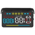 thumbnail image 1 of Pantalla Heads Up De Una Tecla Velocímetro Digital Hud Portátil Para Automóvil Pantalla De Engranajes Eficiente Proyector De Velocidad Velocímetro Compatible Con Tesla Model 3 Y Model Y Yuarrent VI005972-00, 1 of 7