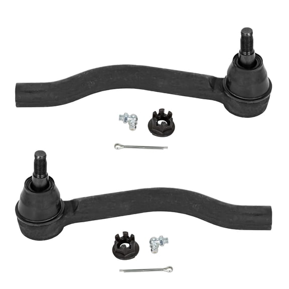 Detroit Axle - Front Tie Rods for Nissan Pathfinder Murano INFINITI JX35 QX60, 2013 2014 2015 2016 2017 2018 2019 2020 2021 2022 2023 2024, 2 Outer Tie Rod Ends Replacement