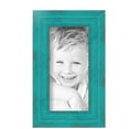thumbnail image 2 of ArtToFrames 4" x 8" Turquoise Picture Frame, 4x8 inch Blue Wood Poster Frame (WOM-4588), 3 Pack, 2 of 7