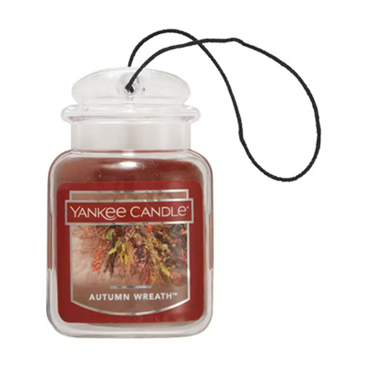 Yankee Candle Car Jar Ultimate Hanging Car Air Fresheners, Autumn Wreath, 0.96 oz (Pack of 4)