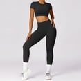 thumbnail image 1 of Ropa de yoga cepillada de primavera, ropa deportiva ajustada para correr y ropa deportiva de secado rápido para uso externo., 1 of 2