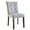 Silver Gray, variant on Set of 2 Modern Upholstered Dining Chair, Velvet Fabric Tufted Chairs with Rubber Wood Legs and Stainless Steel Pull Ring, Accent Parsons Chair for Living Room, Bedroom, Home Kitchen