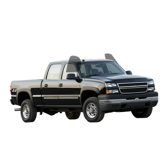 Haiy Co - PreCut 2Ply 50% Window Tint Film Kit For 2007-2013 Chevrolet Silverado 2500 Crew -Front Windows