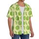 thumbnail image 2 of Balery Various Lemons Camisa Casual de Manga Corta con Botones para Hombre, Texturizada, Estilo Cubano, para Playa, Verano-Large, 2 of 5