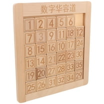 LOLIPPYY Wooden Brain Teaser Sliding Puzzle for Cognitive Skill Building and Family Fun