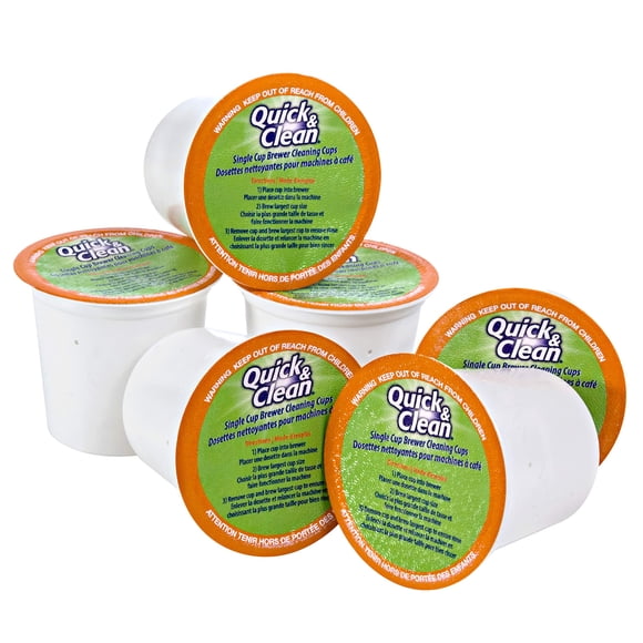 Vasos de limpieza Quick & Clean, paquete de 18 para máquinas Keurig
