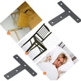 thumbnail image 5 of Soporte en T plano JAMW acero inoxidable 10 unidades 80 x 80 mm, 5 of 5