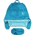 thumbnail image 3 of Rodeo Blue Cover ONLY for Husband Pillow Cowboy Aspen Edition Two-Sided Microsuede/Microfiber for Big Reading Support Bed Rest Sitting Pillow with Arms - Set Includes Detachable Neck Roll Cover, 3 of 10