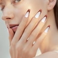 thumbnail image 6 of Kokovifyves Nail Art Stickers Nail Gradient French Sticker Crescent Smile Sticker Ultra-thin French Lines Arcs-assisted Nail Decal Ornaments, 6 of 7