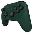 thumbnail image 4 of eXtremeRate Forest Green Faceplate Backplate Handles for Nintendo Switch Pro Controller, Soft Touch DIY Replacement Grip Housing Shell Cover for Nintendo Switch Pro - Controller NOT Included, 4 of 9