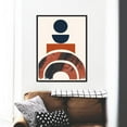 thumbnail image 4 of Modern Abstract Neutral Boho Geometric Print, Minimalist Aesthetic Wall Art for Living Room, Bedroom, Entryway, and Reading Corner, Contemporary Poster, Unframed Size 16x20” / 40x50 cm, 4 of 13