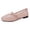 Pink, variant on Purcolt Womens Floral Embroidery Mesh Flats Lightweight Casual Square Toe Slip On Ballet Shoes Comfort Elegant Soft Sole Dress Shoes with Bowknot Elastic Strap