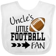 thumbnail image 3 of Inktastic Uncle's Little Football Fan Boys or Girls Baby Bib, 3 of 4