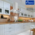 thumbnail image 3 of Awoco RH-WT-30 Awoco RH-WT-30 Wall Mount 4 Speeds, 6 Top Round Vent Stainless Steel Range Hood, 3 of 7