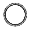 thumbnail image 2 of Elastic Steering Wheel Cover, Yin Yang With Black And White Stretch Thickening Car Steering Wheel Cover Women Men, Steering Wheel Protector Universal 15 in, 2 of 7