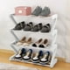 thumbnail image 4 of Zapatero, estantería de almacenamiento, fácil de montar, multicapa, plegable, estructura metálica, diseño de 2 niveles, para dormitorio, solución de almacenamiento de zapatos, ahorra, 4 of 9