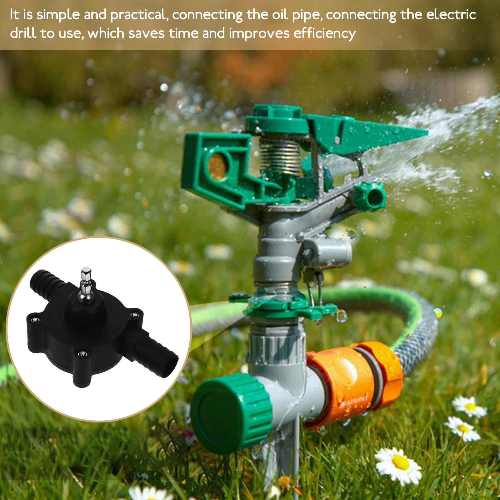 HONITANO Inline Water Pump 1Pc Pump for Home and Garden Use