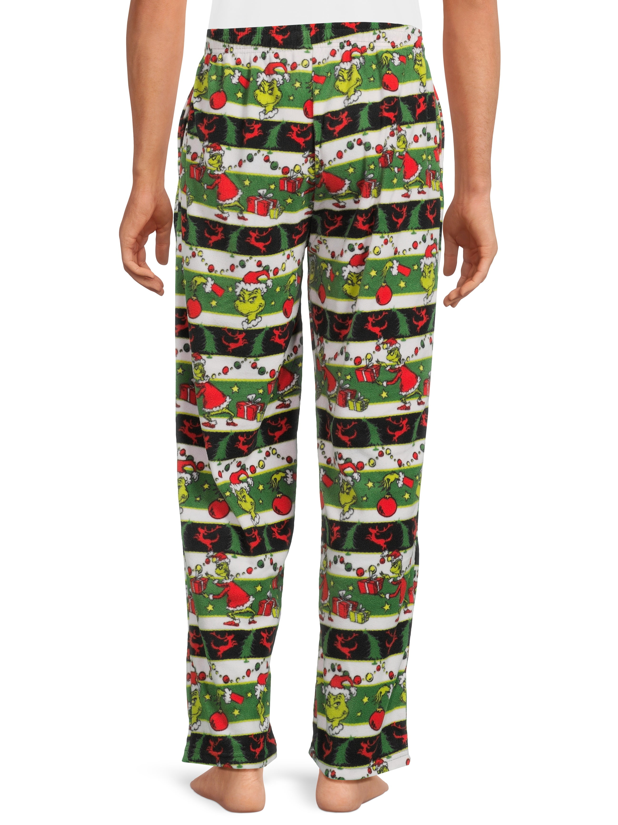 Dr. Seuss The Grinch Mens Microfleece Sleep Pant, Sizes S-XL
