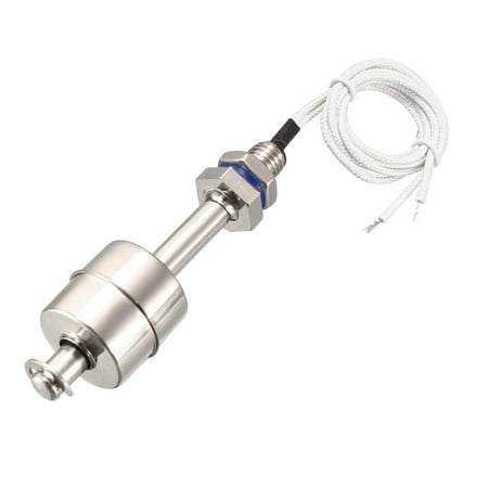 

Stainless Steel Float Switch M10 90mm Fish Tank Vertical Water Level Sensor