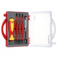 thumbnail image 1 of 5pcs 500V Insulated Screwdrivers Set with Magnetic Slotted Phillips Pozidriv Bits and Test Pen Electrical Work Tools Kit, 1 of 7