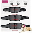 thumbnail image 3 of Noise Cancelling Ear Wrap, Dog No Shake Ear Muffs Noise Protection Firework Thunder Vacuum, Comfortable Quiet Dogs Calming Hoodie, Adjustable for Grooming Bathing & Swimming (Black,XL), 3 of 4