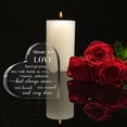 thumbnail image 6 of Memorial Bereavement Gifts Crystal Glass Heart Condolence Gifts, 6 of 6