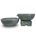 thumbnail image 3 of Aquascape 19 inch / 21 inch Dia (49/52 cm) Spillway Bowl and Basin Kit Outdoor Fountain, Patina, 3 of 6