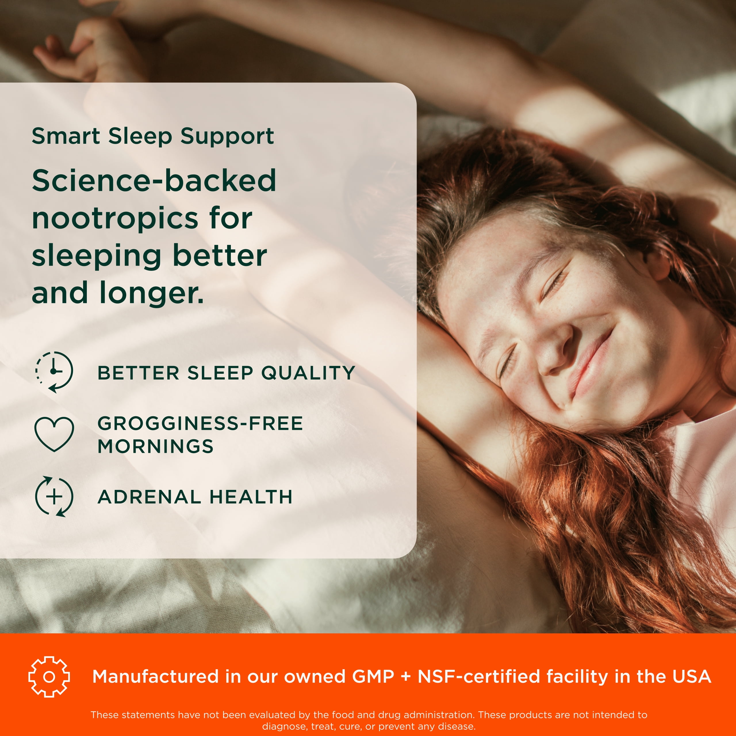 The Genius Brand Genius Sleep Aid - Gentle, Effective, All-Natural & Fast-Acting - Non-Habit Forming - Vegan, Gluten-Free & Non-GMO - 40 Veggie Capsules