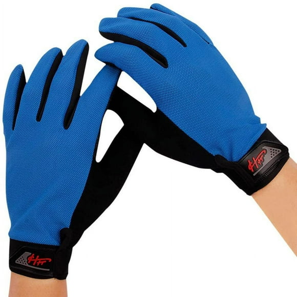 Women Men Full Finger Touch Screen Cycling Gloves Mesh Quick Dry Non-Slip Motorcycle Road Mountain Bike Riding Gloves UV Protection Fitness Climbing Fishing Workout Exercise Golf Gloves
