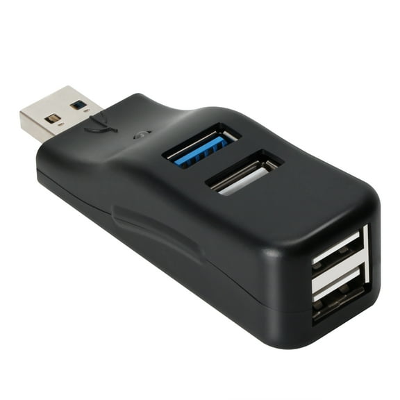 VCOM USB 3.0 Hub, Portable 4-Ports USB Splitter, High Speed USB Expansion Data Hub Compatible with MacBook Pro/Air, iMac, Desktop Computer, Laptop, USB Flash Drive, Hard Drives, Keyboard, Mouse