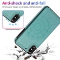 thumbnail image 3 of Funda para iPhone Xs Max con tarjetero de piel sintética con estampado de flores de datura, 3 of 5