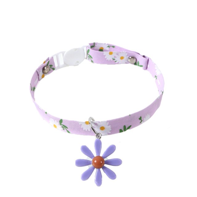 Collar para gatos, collar para perros, corbata de cuero y colgante, collar ajustable para gatos y cachorros.
