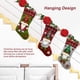 thumbnail image 2 of Injueey Calcetín de Navidad a cuadros, decoración de Navidad, media de felpa no tejida, bolsa colgante para ancianos, fiesta, regalo de Año Nuevo, Type3 NO3 Injueey HA008744-02, 2 of 6